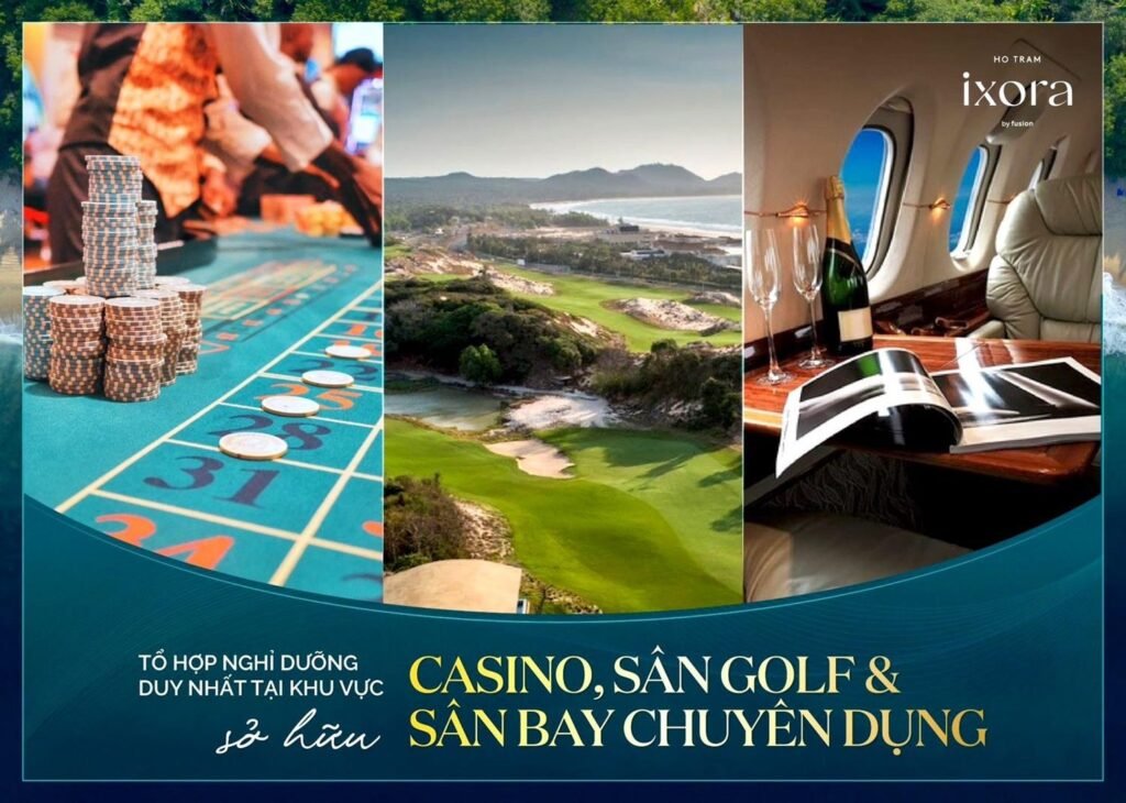 Tiện ích casino và sân golf