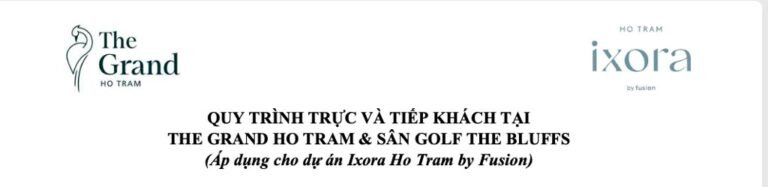 Quy trình trực và tiếp khách Maia Hồ Tràm