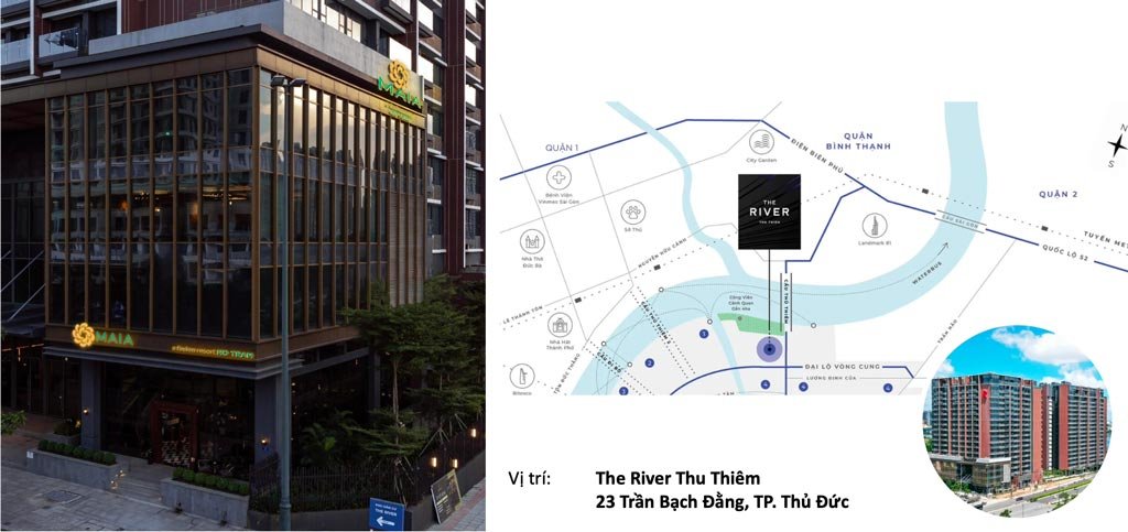 Sales Gallery Center Maia Resort Hồ Tràm tại The River Thủ Thiêm