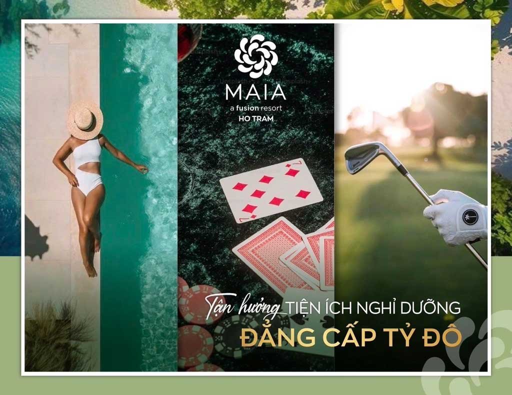 Tận hưởng tiện ích nghỉ dưỡng đẳng cấp tỷ đô cùng Maia Resort Hồ Tràm
