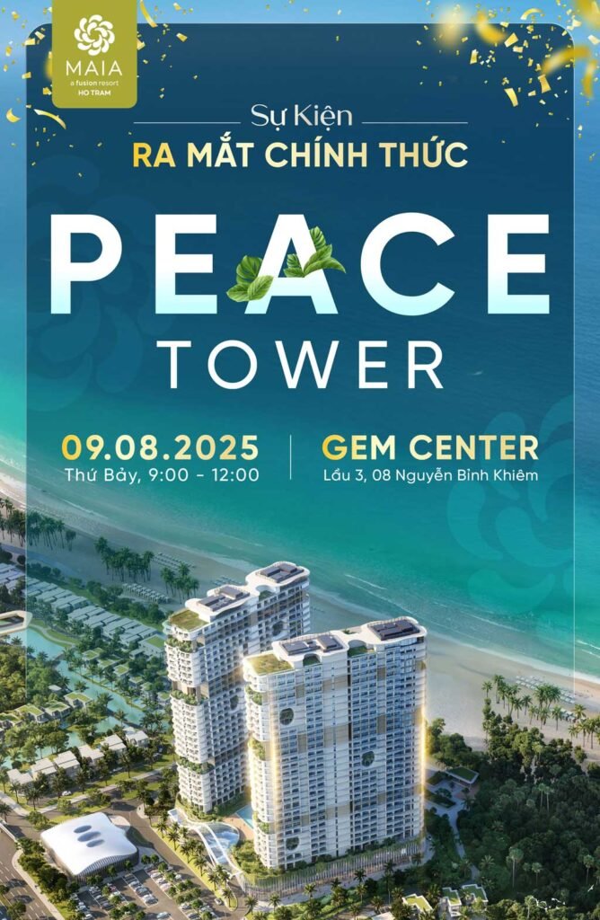Thư mời tham gia sự kiện Mở bán Maia Resort Hồ Tràm ngày 9/8/2025